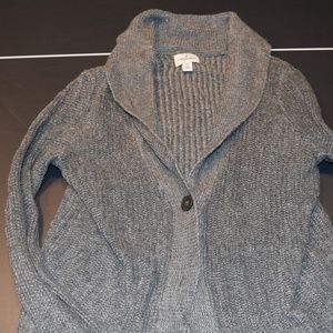Women's S Grey/Graphite American Eagle Cardigan